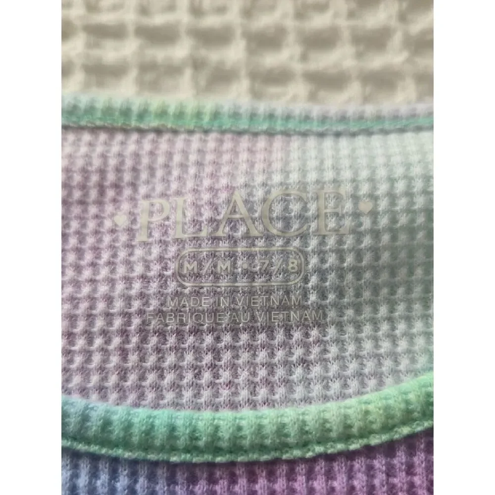 Kids Long Sleeve Tie-Dye Pastel Dress - Picture 2 of 4